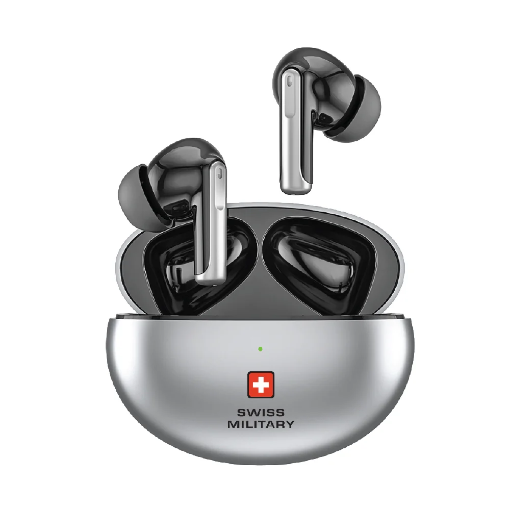 Swiss Military Victor3 Truly Wireless In-Ear Earbuds With Charging Case Grey - Image 2