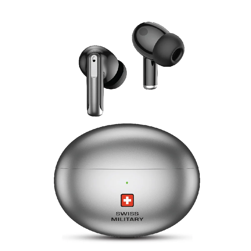 Swiss Military Victor3 Truly Wireless In-Ear Earbuds With Charging Case Grey - Image 4