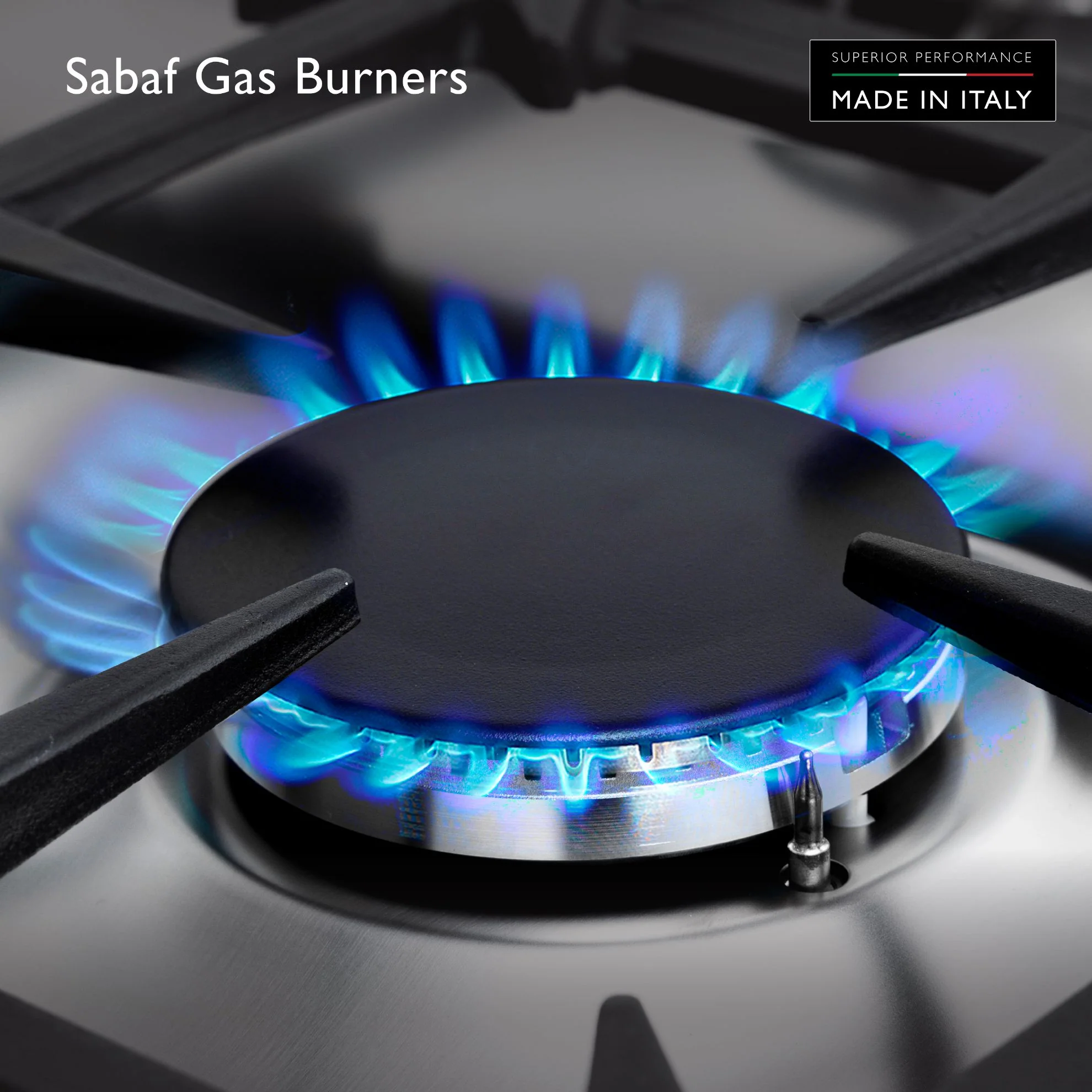 Tecnogas Superiore Cooker 133 Litre, Sabaf Burner, Full Safety, Easy-Clean Oven, Gas oven, Silver, N3X96G5VC - Image 5