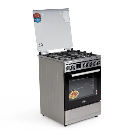 Terim 4 Burner Gas Cooker, 60 cm, Stainless Steel, TERFC66ST - Image 6