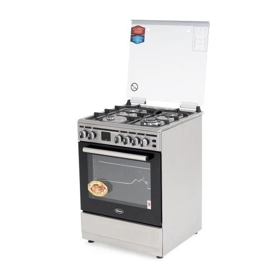 Terim 4 Burner Gas Cooker, 60 cm, Stainless Steel, TERFC66ST - Image 7