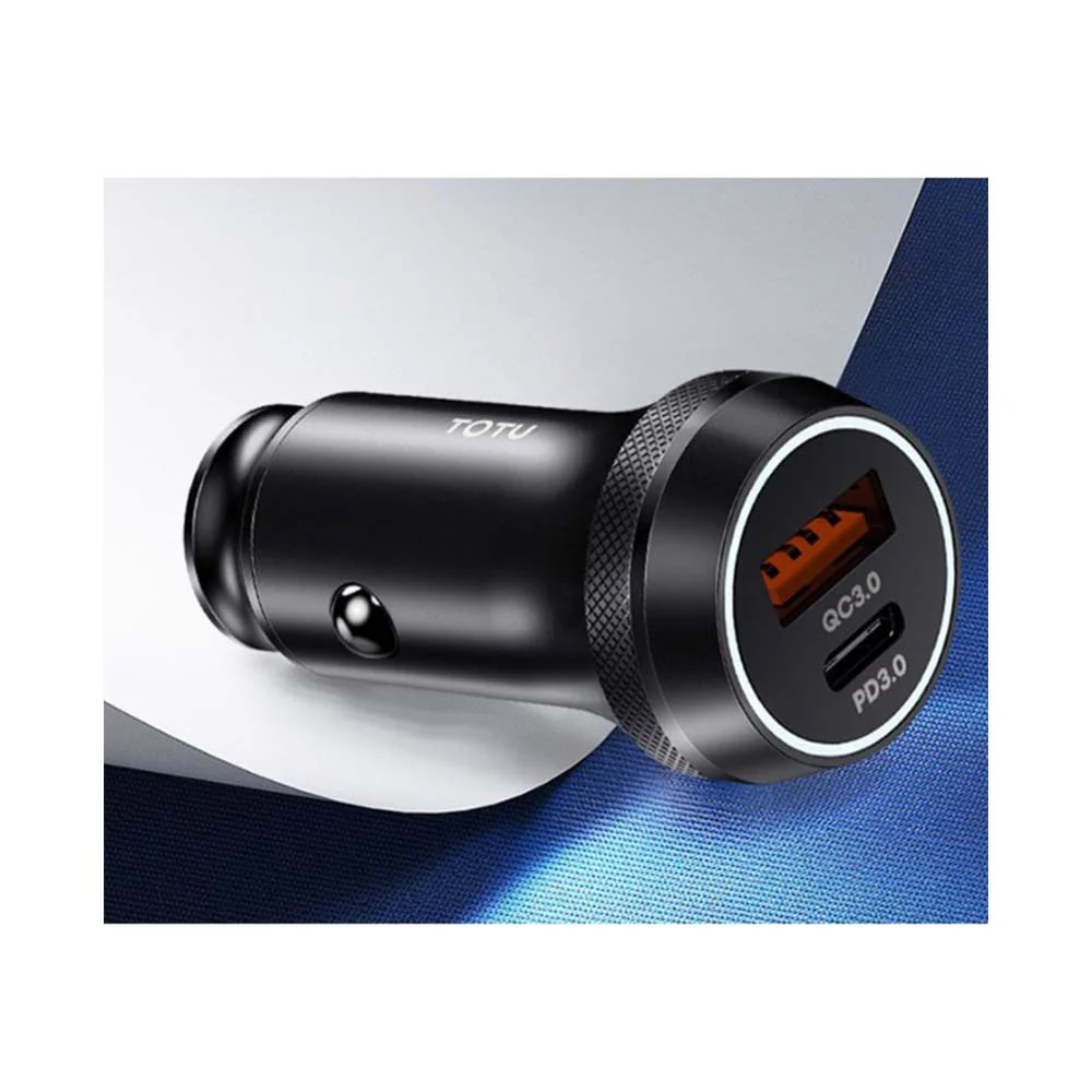 Totu 18W PD Car Charger  Black - Image 3