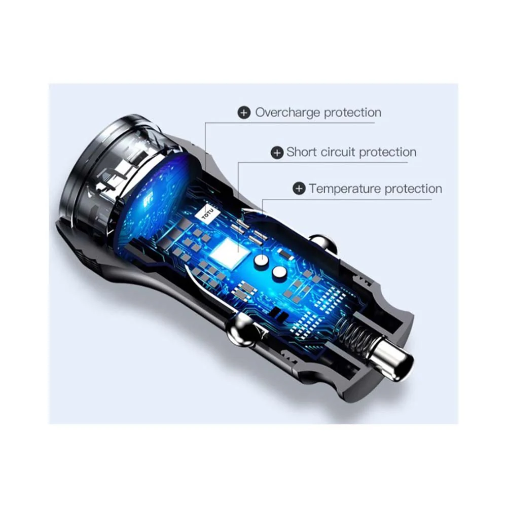 Totu 18W PD Car Charger  Black - Image 5