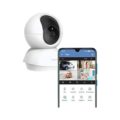 TP Link 1080p Full HD Home Security Wi-Fi Camera White - Image 2