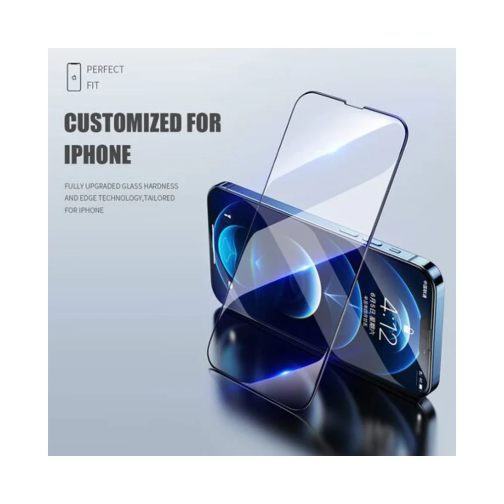 Trands Tempered Glass Screen Protector For Apple Apple iPhone 14 Pro Clear - Image 2