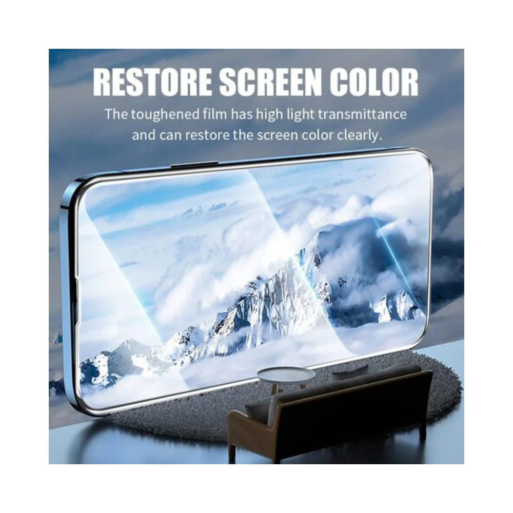 Trands Tempered Glass Screen Protector For Apple Apple iPhone 14 Pro Max Clear - Image 3