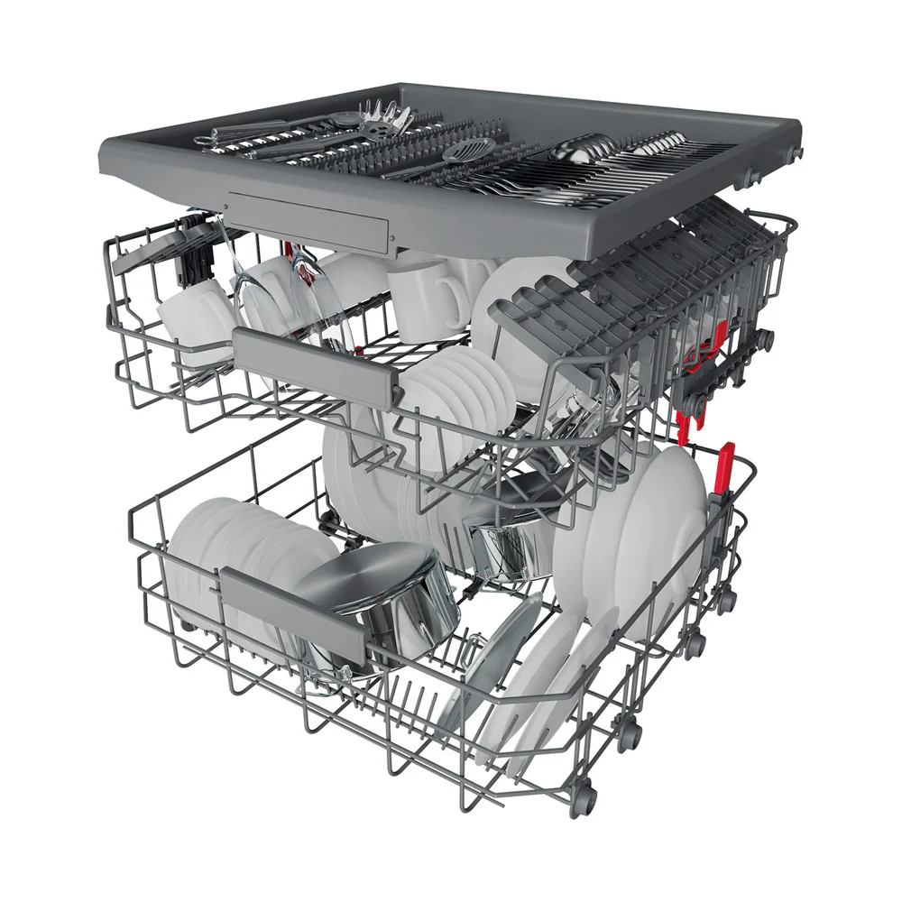 Whirlpool 14 Place Settings Freestanding Dishwasher Silver WFC3C33PFXUK - Image 5
