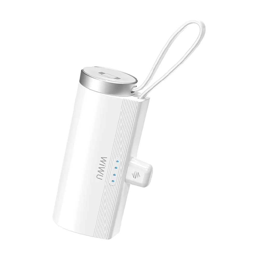 Wiwu Capsule Mobile Power Bank 5000mAh White - Image 4
