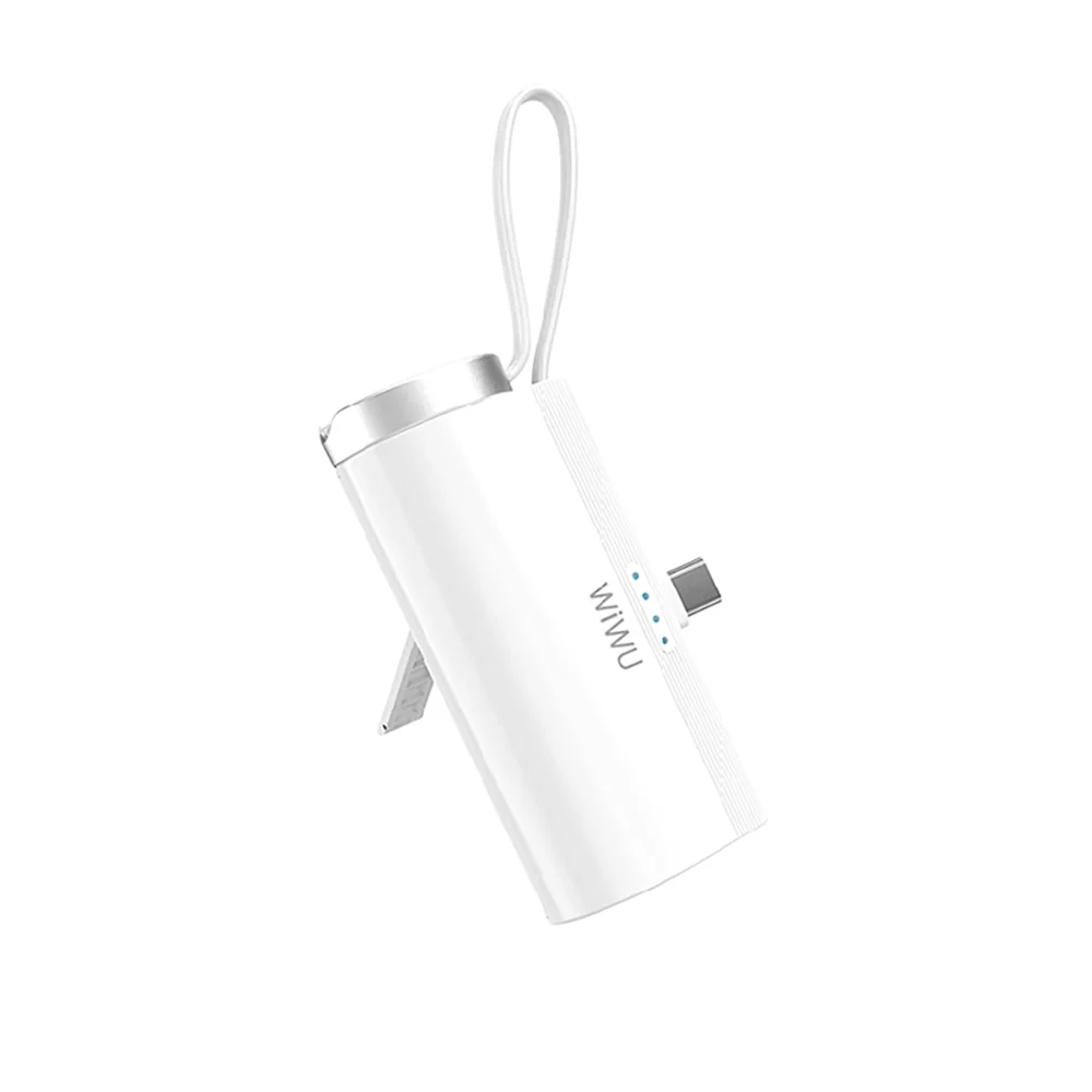 Wiwu Capsule Mobile Power Bank 5000mAh White - Image 6