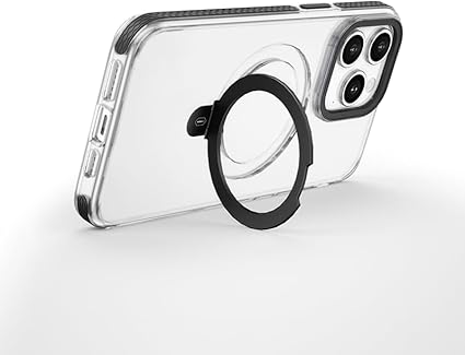 WiWU JKK-015 Magnetic Phone Case With Stand for iPhone 15 Pro, Black - Image 2
